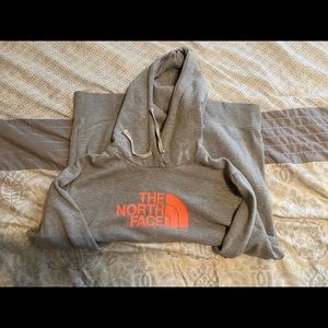 The North Face sweatshirt